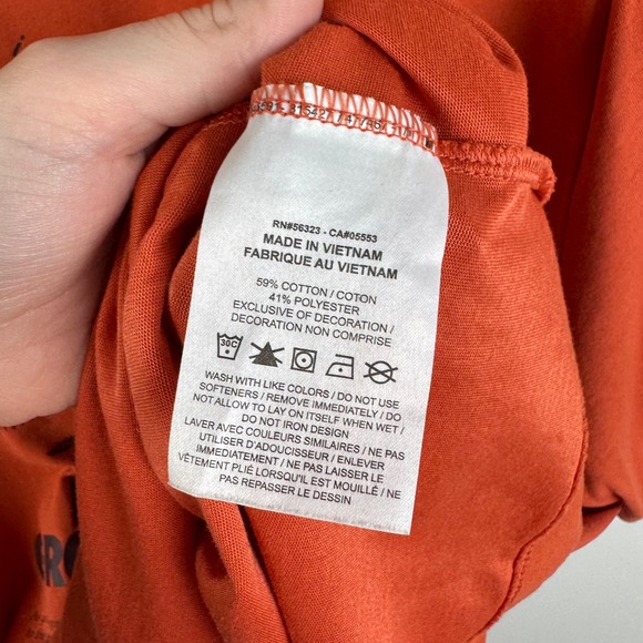 Nike Unisex Dri-FIT Running Grows On You Graphic Tee Shirt Size XL Orange Casual - Picture 6 of 9